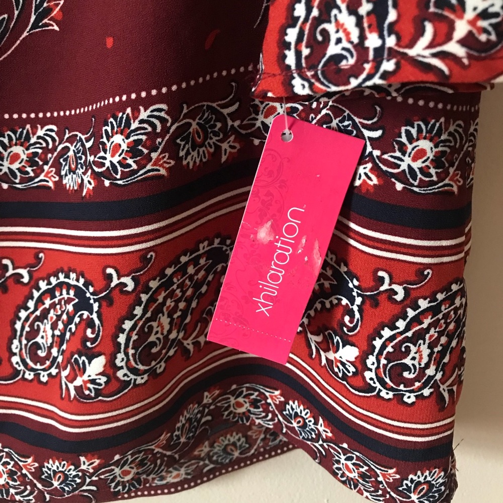 NWT✨ Xhilaration Boho Style Paisley Print Dress - Picture 4 of 7